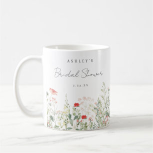 Wildblume Meadow Brautparty Bevorzugung Kaffeetasse