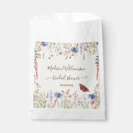 Wildblume Meadow Butterfly Brautparty Geschenktütchen