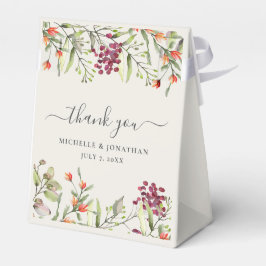 Wildblume Meadow Ecru Hochzeitsgeschenk Gefallen T Geschenkschachtel