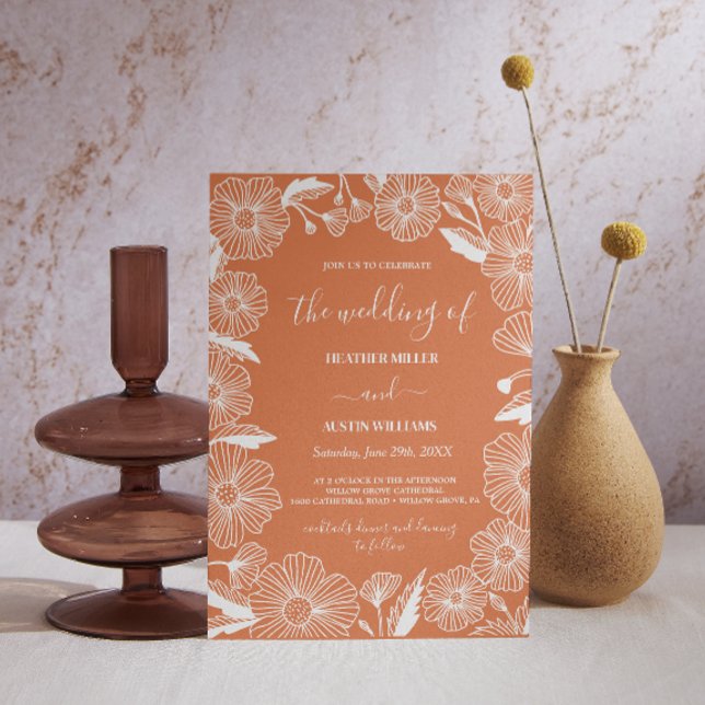 Wildblume Meadow Garden Wedding Botanical Einladung (Von Creator hochgeladen)