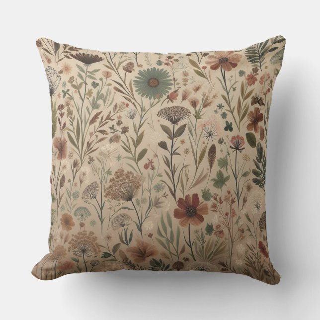 Wildblume Meadow Kissen (Vorderseite)