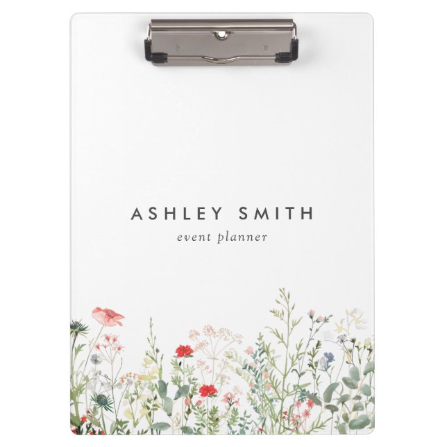 Wildblume Meadow Klemmbrett (Vorderseite)