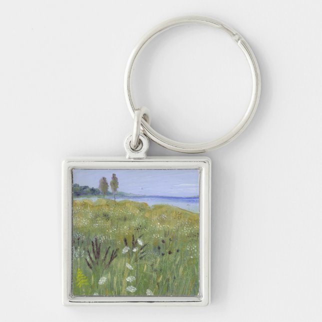 Wildblume Meadow Schlüsselanhänger (Vorne)