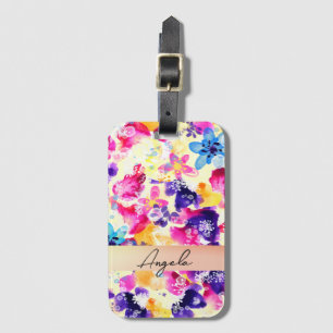 Wildblume Meadow Shabby Blume Gepäckanhänger