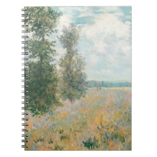 Wildblume Meadow Summer Impressionist Notebook Notizblock