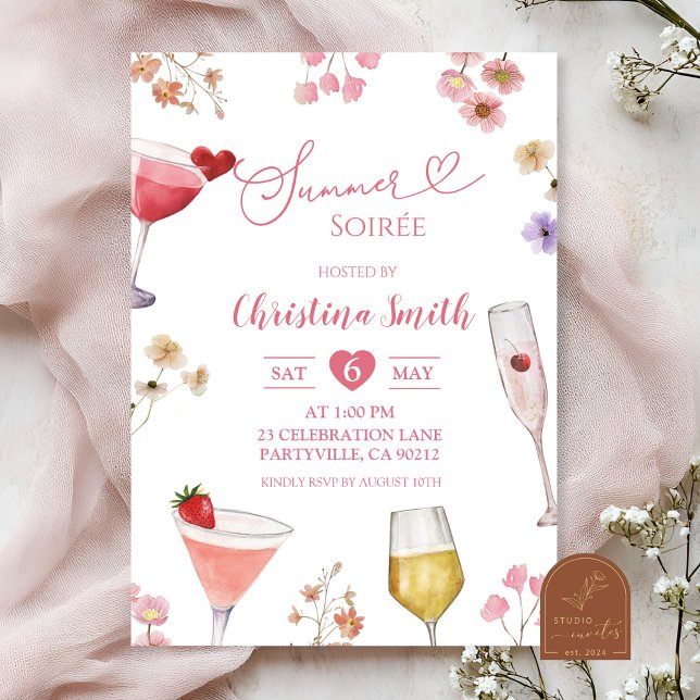 Wildblume Meadow Summer Soirée Einladung (Von Creator hochgeladen)