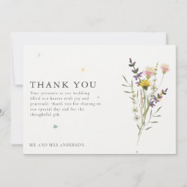 Wildblume Meadow Two Foto Wedding Danke