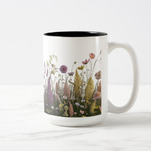 Wildblume Meadow Two-Tone Tasse 15 oz - Botanisch