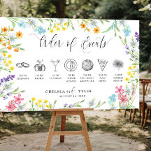 Wildblume Meadow Wedding Order of Events