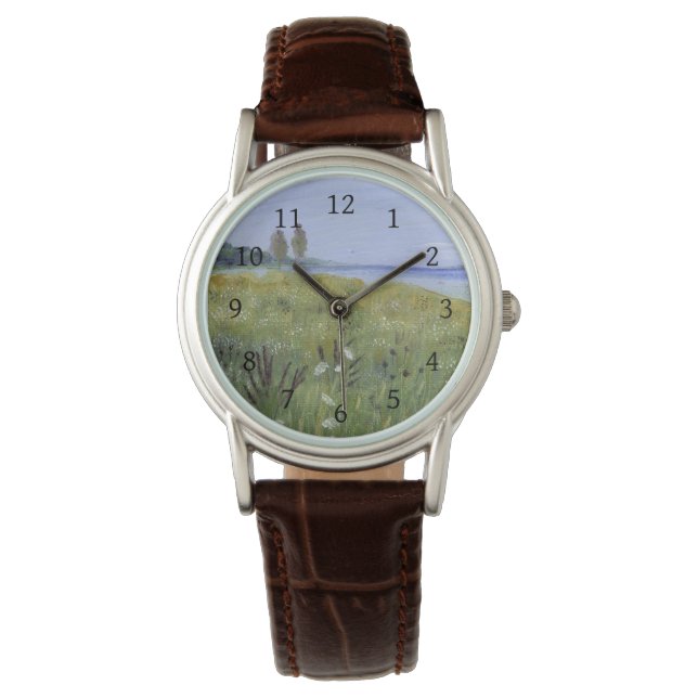 Wildblume Meadow Wrist Watch Armbanduhr (Vorderseite)
