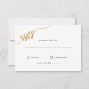 Wildblume Menü Auswahl Song Anfrage RSVP Karte