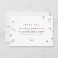 Wildblume Minimal florale