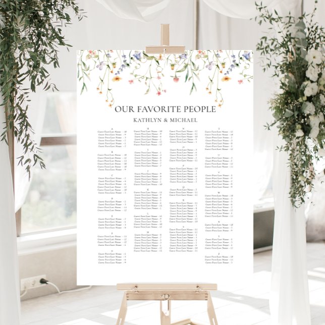 Wildblume Minimalistisch Hochzeit Alphabetisches S Poster (Von Creator hochgeladen)