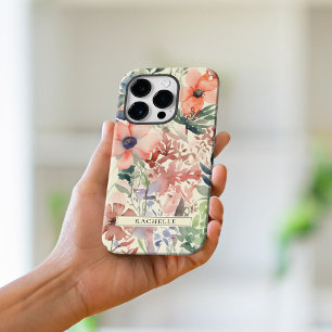 Wildblume mit Blumenwasser Personalisiert Case-Mate iPhone 14 Hülle
