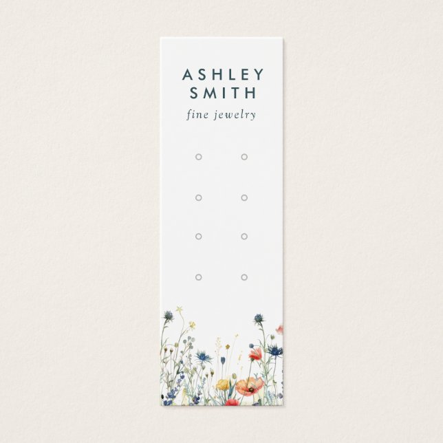 Wildblume mit mehrfacher Earring-Grafikkarte (Vorderseite)