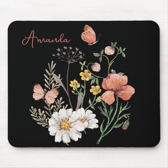 Wildblume Mousepad (Vorne)