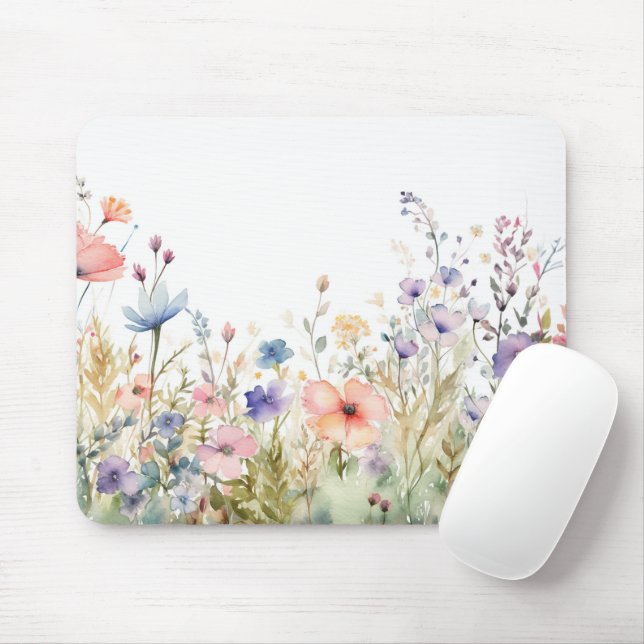 Wildblume Mousepad (Mit Mouse)