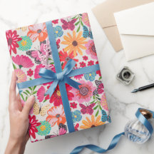 Wildblume Muster Brautparty