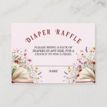 Wildblume Neues Kapitel Babydusche Windeln Windeln