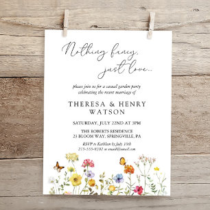 Wildblume Nichts Extravaganter Empfang Einladung