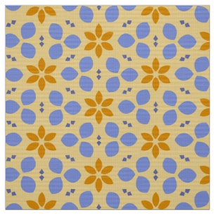 WILDBLUME - Niedliche botanische Blume Gelbe Blüte Stoff