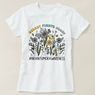 Wildblume Niemand kämpft allein gegen Hirntumor T-Shirt