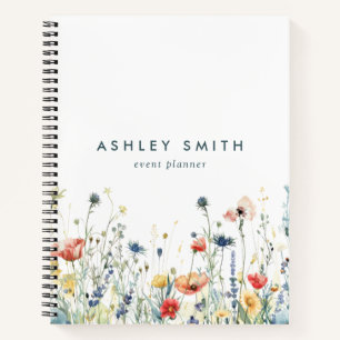 Wildblume-Notebook Notizbuch