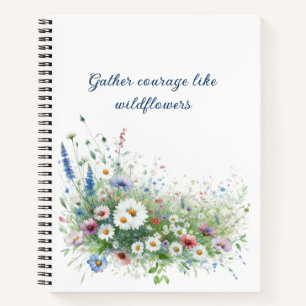 Wildblume Notizbuch