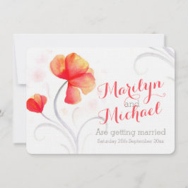 Wildblume Orangensaft einladen Einladung