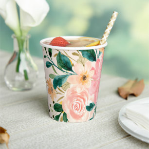 Wildblume Paper Cups Pappbecher