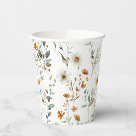 Wildblume Pappbecher