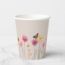 Wildblume Party Paper Cups