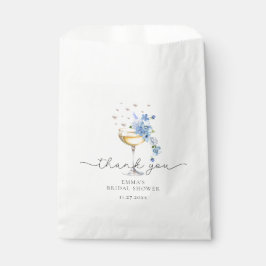 Wildblume Pearls Prosecco Brautparty Vielen Dank Geschenktütchen