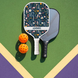 Wildblume Personalisiert Pickleball Paddel Schläger