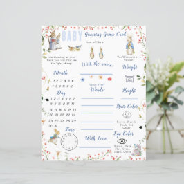 Wildblume Peter das Rabbit Baby Showspiel