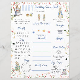 Wildblume Peter das Rabbit Baby Showspiel