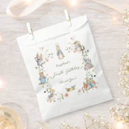 Wildblume Peter der Kaninchen Geburtstag Geschenktütchen