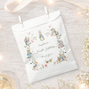 Wildblume Peter der Kaninchen Geburtstag Geschenktütchen