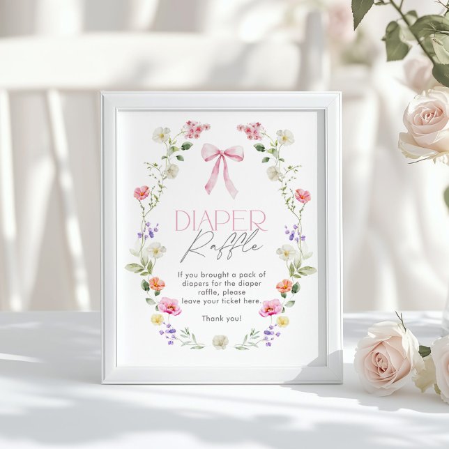 Wildblume Pink bug elegante Windeln Raffel Poster (Von Creator hochgeladen)