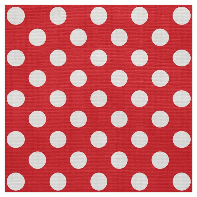 WILDBLUME - Polka Dots auf Valentine oder Weihnach Stoff (Muster)