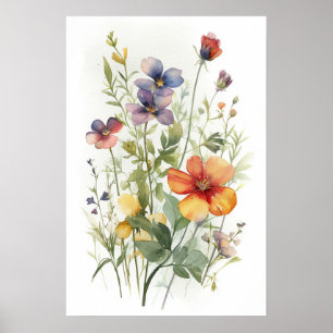Wildblume Poster