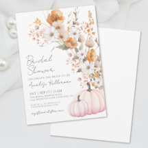 Wildblume Pumpkin Floral Brautparty