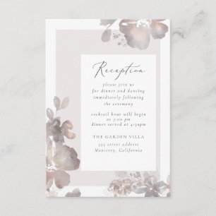 Wildblume Romance Empfang Einsteckkarte Begleitkarte