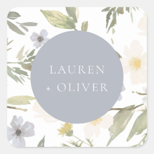 Wildblume Romance Wedding Sticker