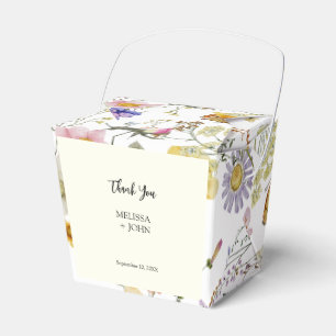 Wildblume Rustic Boho Wedding Geschenkschachtel