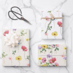 Wildblume Rustic Chic Floral Boho Country Wedding Geschenkpapier Set<br><div class="desc">Feiern Sie Ihre Liebe mit diesem eleganten, blumengeschmückten Hochzeitspapier mit einem charmanten Aquarell-Wild-Blume-Design und einer modernen Kalligraphie. Dieses Design ist perfekt für eine Gartenhochzeit, eine Feier im Freien oder eine rustikale Boho-Feier geeignet und verbindet wunderschöne Blumenelemente mit zeitloser Eleganz. Ideal für Hochzeiten im Sommer oder Frühling, das lebendige botanische Kunstwerk...</div>