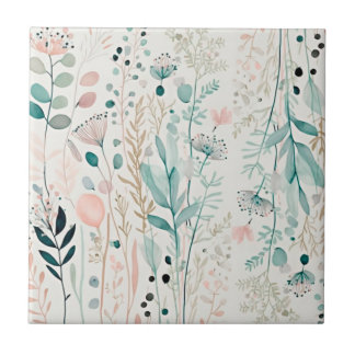 Wildblume rustikal fliese