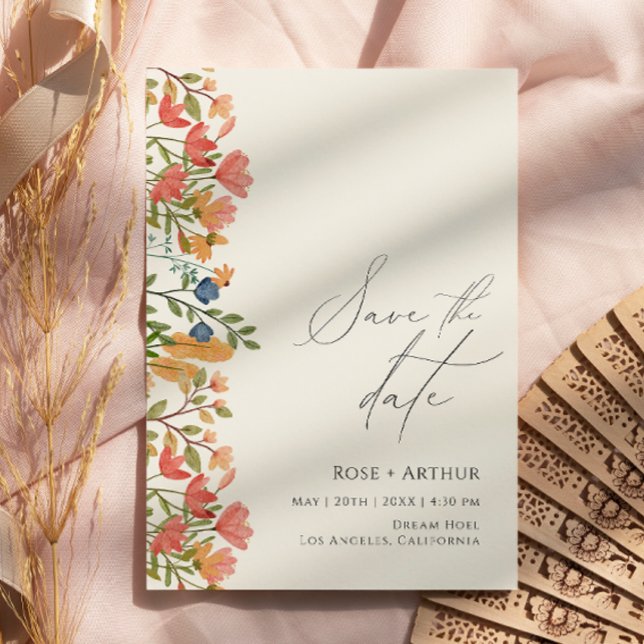 Wildblume Save the Date Einladung (Von Creator hochgeladen)