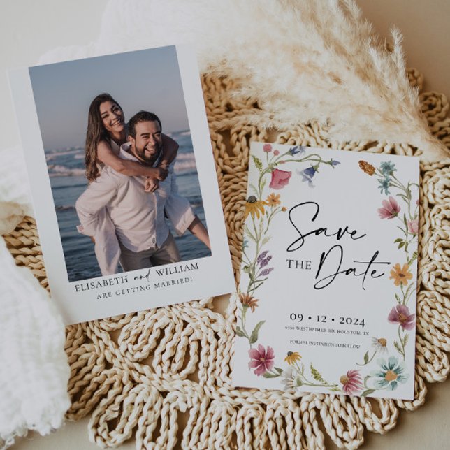 Wildblume Save the Date Einladung (Von Creator hochgeladen)