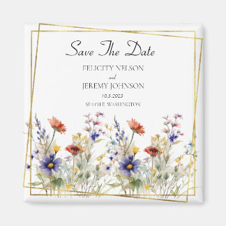 Wildblume Save the Date Magnet